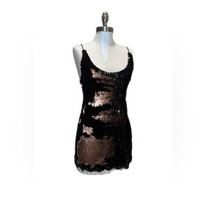 Sequin cocktail dress extra short